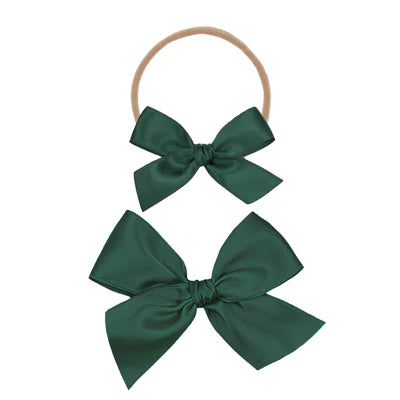 Lou Lou and Company Satin Bow Headband - Small