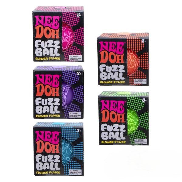 Schylling Needoh Fuzz Ball Flower Power Assortment