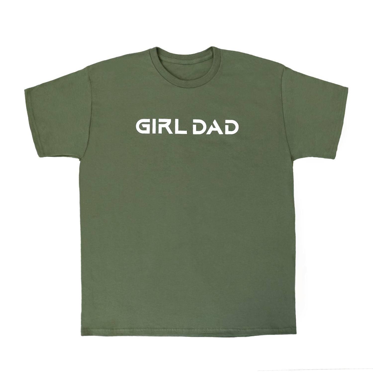 The Baby Cubby Girl Dad Tee Shirt - Military Green