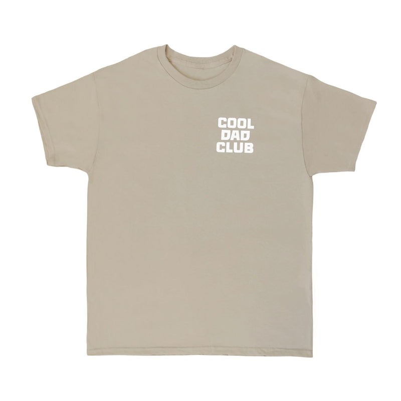 The Baby Cubby Cool Dad Club Tee Shirt - Sand