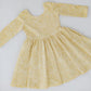 Good Apples Kids 3/4 Sleeve Twirl Dress - Buttercup