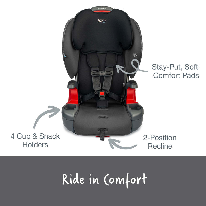 britax pioneer harness 2 booster seat Britax Grow With You Harness Booster Car Seat