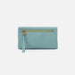 Hobo Bags Lumen Continental Wallet - Pebbled Leather - Pale Green