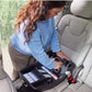 Woman installing Britax Aspen Clicktight Infant Car Seat Base - Black