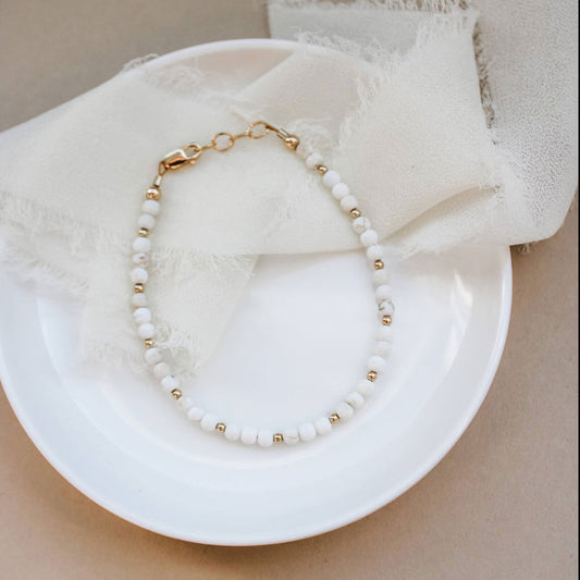 Joyful Bead Company Goldie Dot Bracelet