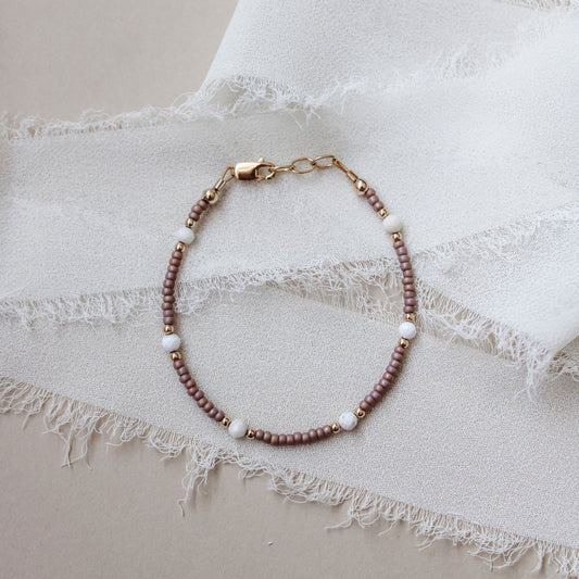 Joyful Bead Company Hazelnut Bracelet
