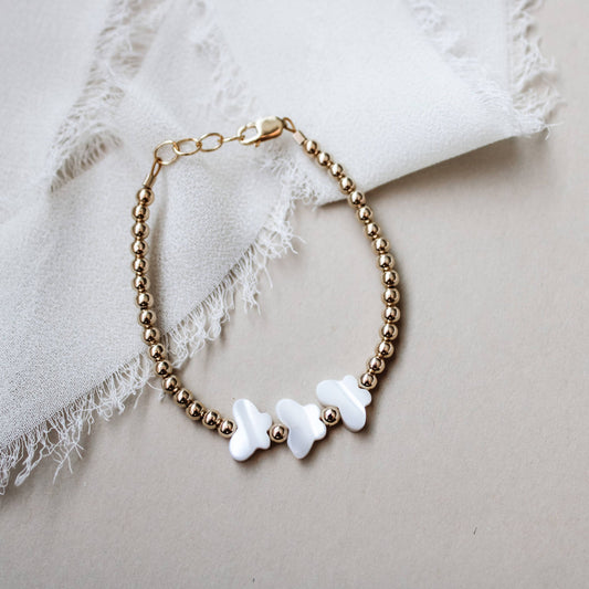 Joyful Bead Company Flutter Bracelet - Gold
