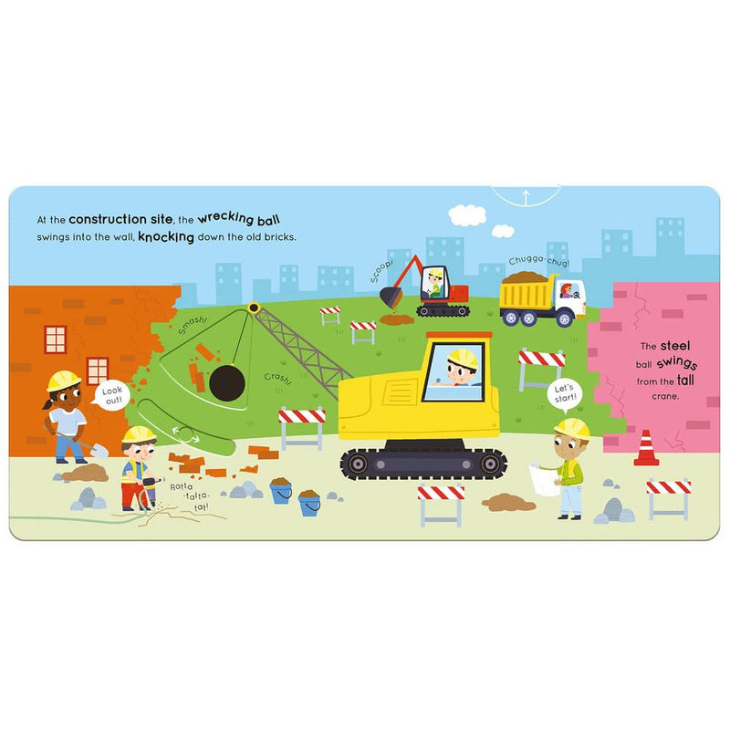 Independent Publishers Group Push Pull Slide Board Book - Diggers