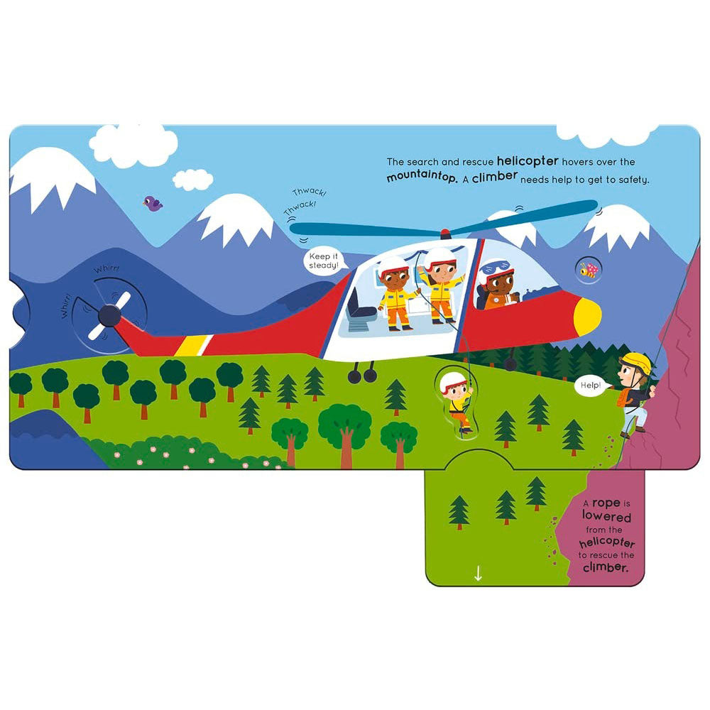 Independent Publishers Group Push Pull Slide Board Book - Rescue