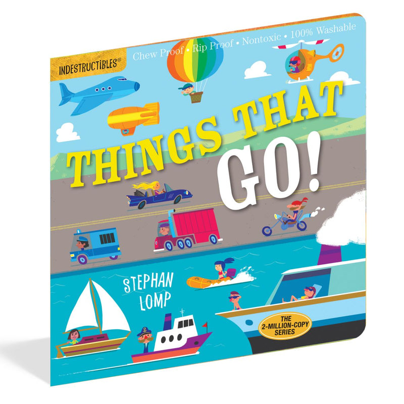 Workman Publishing Indestructibles Book - Things that Go