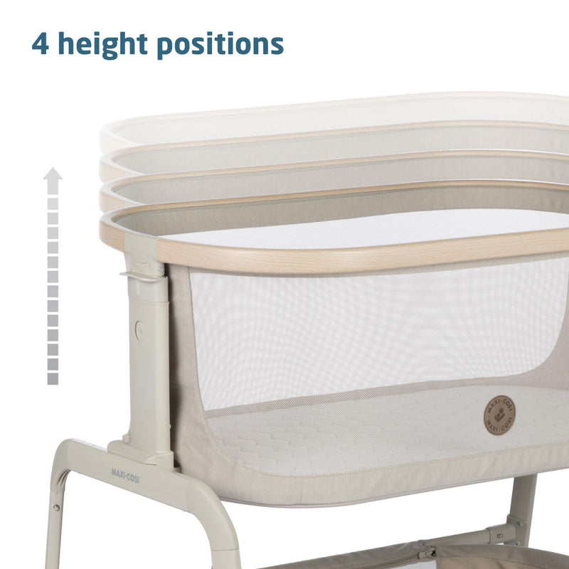 maxi-cosi bedside crib Maxi Cosi Iora Bedside Bassinet Classic Oat