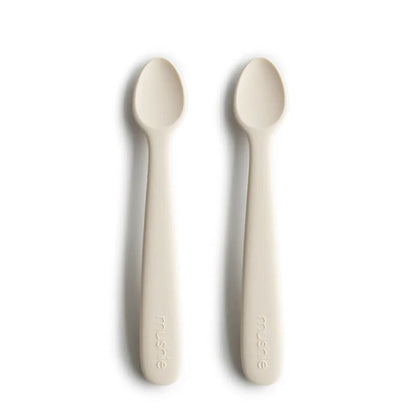 Mushie Silicone Feeding Spoons - 2 Pack