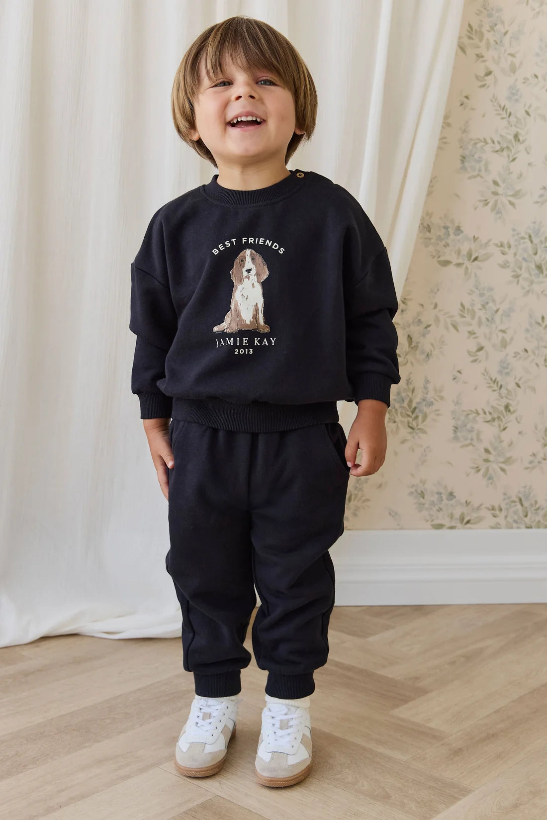 Jamie Kay Organic Cotton Nash Track Pant - Eclipse