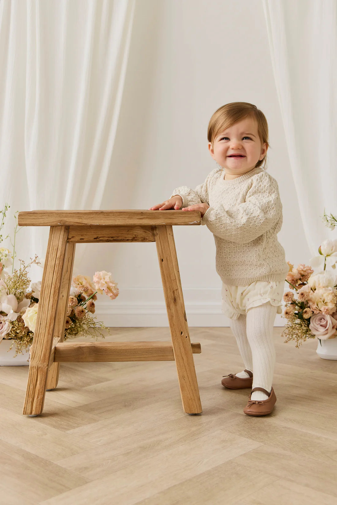 Jamie Kay Organic Cotton Muslin Frill Bloomer - Willow Rose