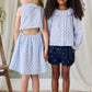 Jamie Kay Organic Cotton Wisteria Dress - Mon Amour Stripe Indigo