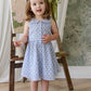 Jamie Kay Organic Cotton Wisteria Dress - Mon Amour Stripe Indigo
