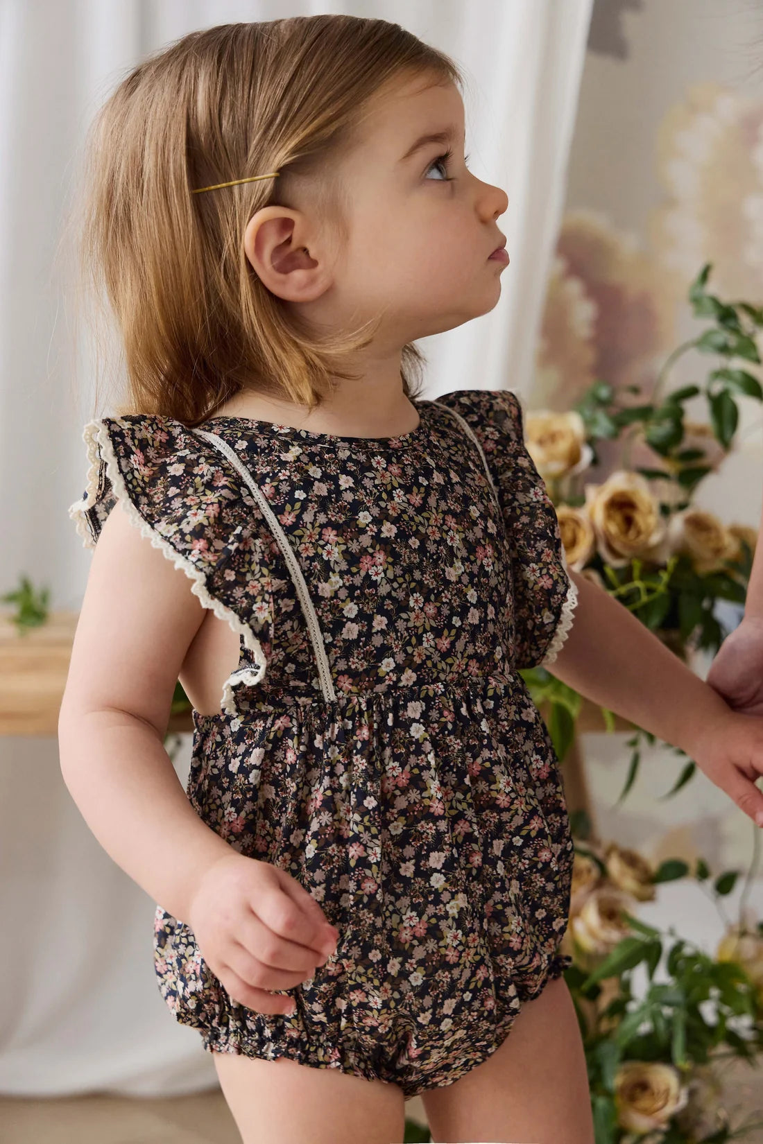 Jamie Kay Organic Cotton Beatrice Playsuit - Luca Floral