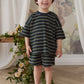 Jamie Kay Organic Cotton Waffle Leith Tee - Maritime Grandeur Stripe