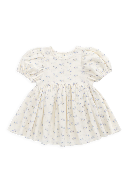 Jamie Kay Organic Cotton Muslin Frannie Dress - Molly Blue
