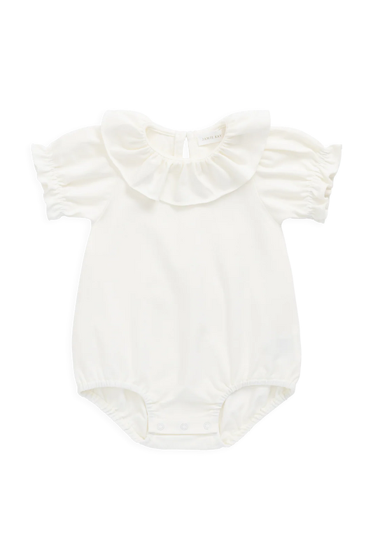 Jamie Kay Pima Cotton Livvy Bodysuit - Parchment