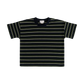 Jamie Kay Organic Cotton Waffle Leith Tee - Maritime Grandeur Stripe
