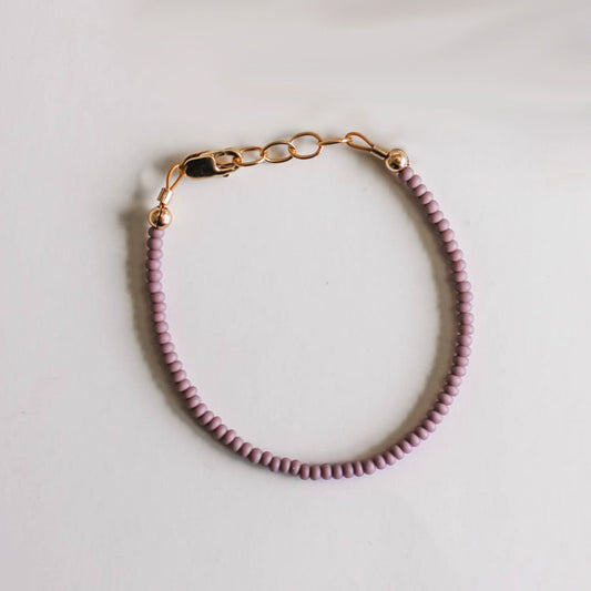 Joyful Bead Company Dahlia Purple Bracelet
