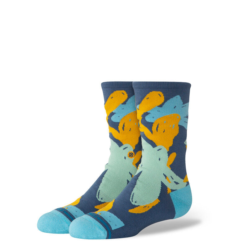 Stance Kids' Crew Socks - In Paradise - Seablue