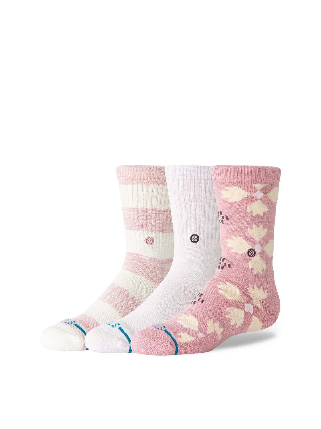 Stance Kids' Crew Socks - Quinn 3 Pack