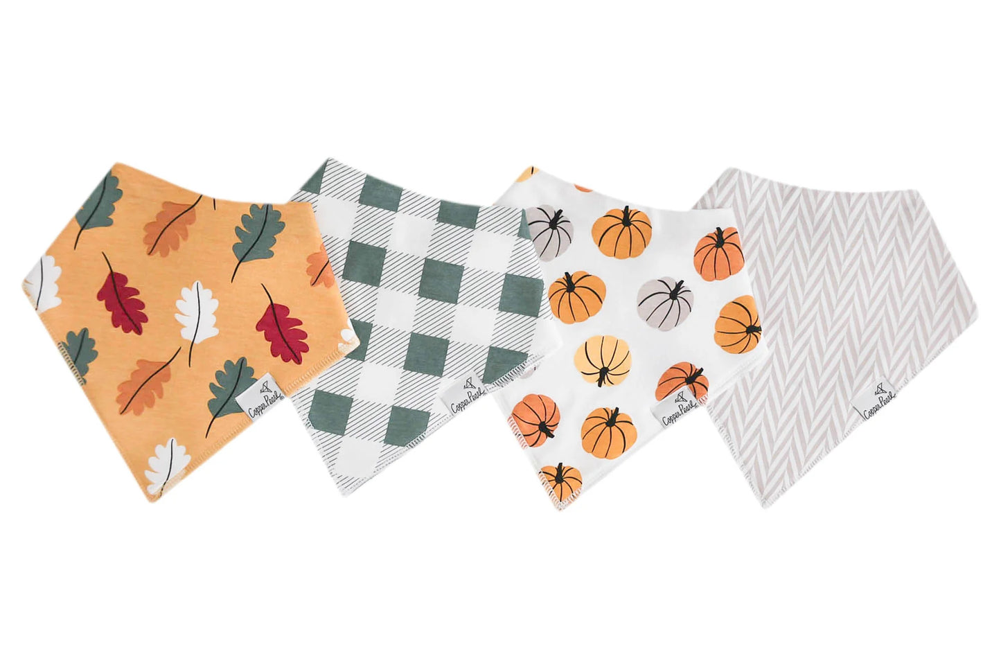 Copper Pearl Baby Bandana Bibs