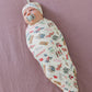 Copper Pearl Knit Swaddle Blanket - a Christmas Story