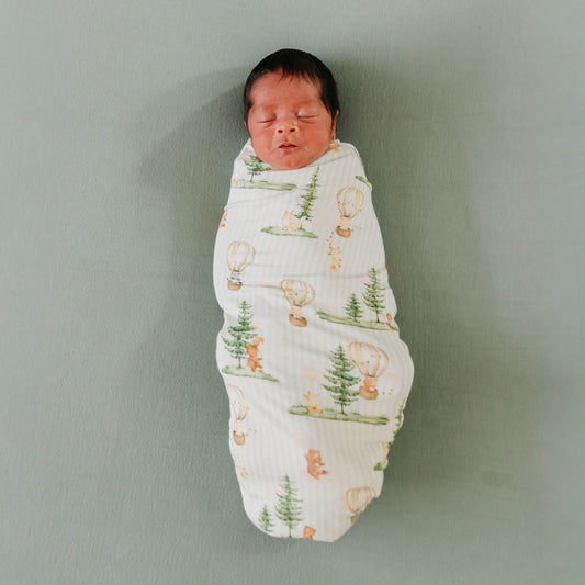 Copper Pearl Bamboo Swaddle Blanket