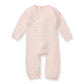 Burts Bees Organic Cotton Quilted Bee Wrap-Front Baby Jumpsuit - Ranunculus