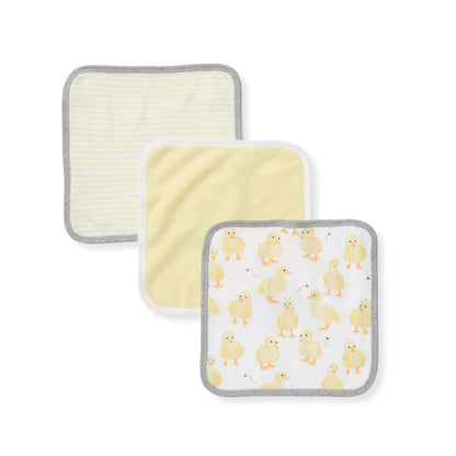 Burts Bees 3-Pack Washcloth Set