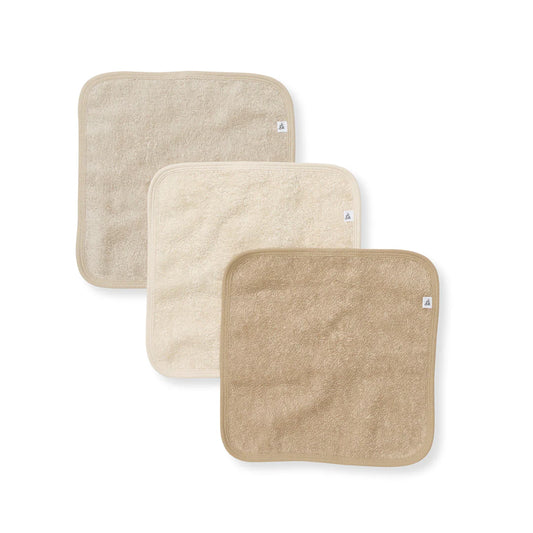 Burt's Bees Set of 3 Woven Terry Washcloths