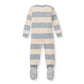 Burts Bees Rugby Stripe Organic Cotton Sleeper - Quarry