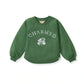 Burts Bees Charmed Green St. Patricks's Day Organic Cotton Sweatshirt