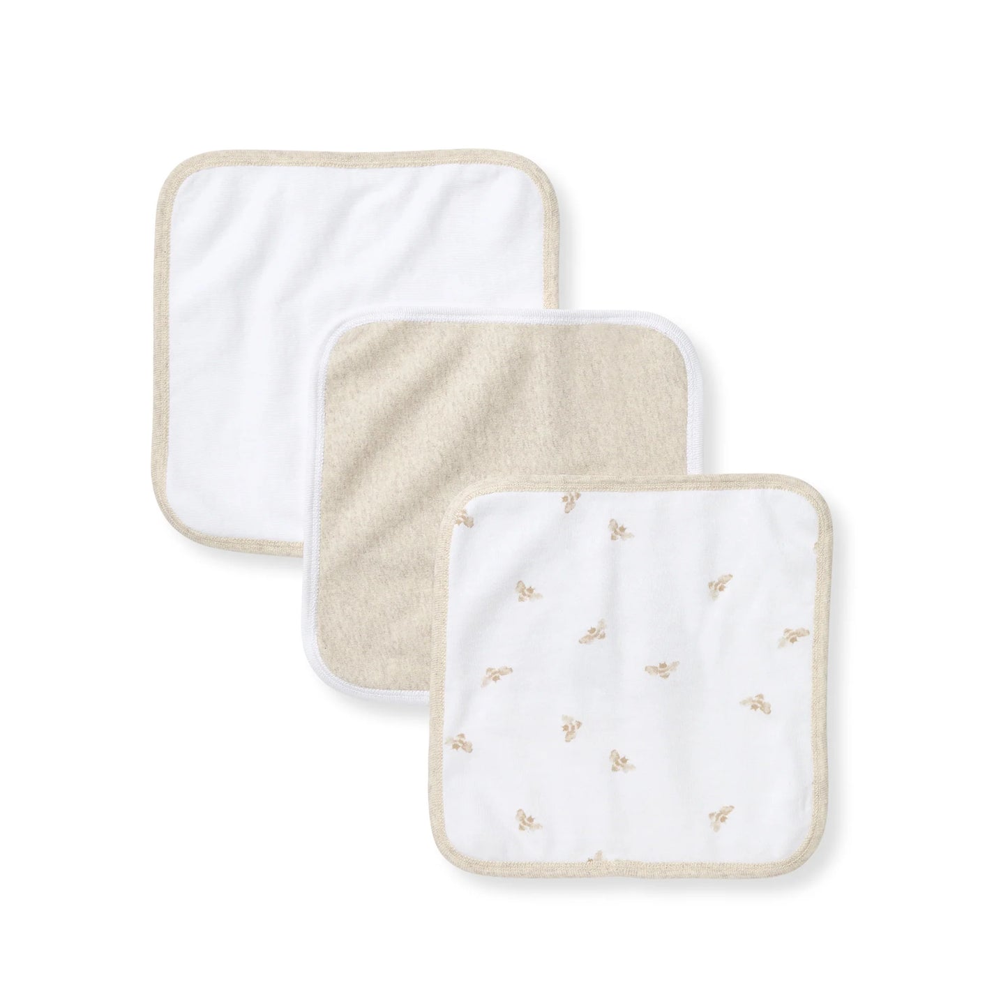 Burts Bees 3-Pack Washcloth Set