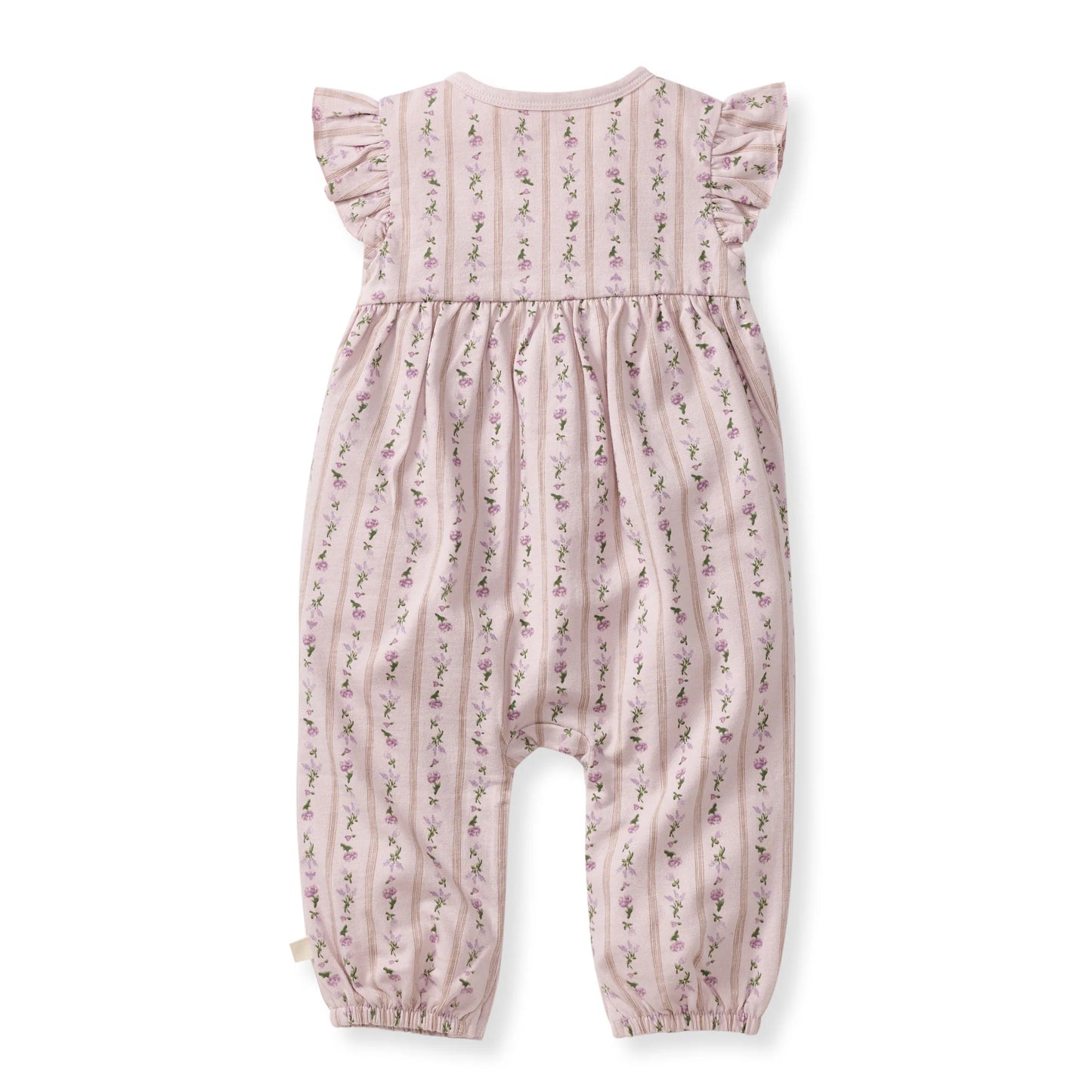 Burt's Bees Farmhouse Floral Jumpsuit - Soft Violet