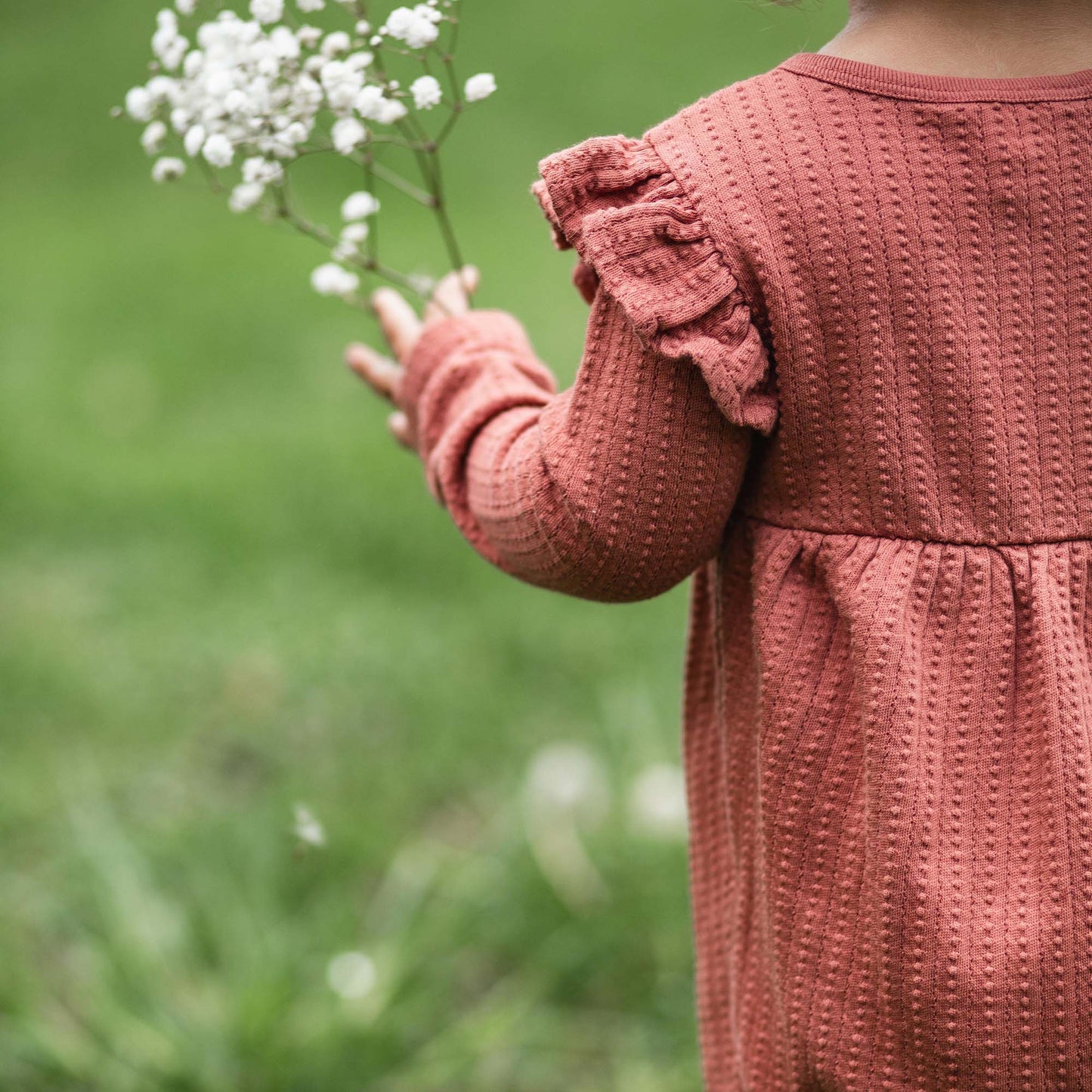Burt's Bees Dotted Rib Infant Jumpsuit - Cedar