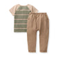 Burt's Bees Holland Stripe Tee Set - Tranquility