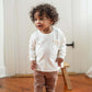 Burt's Bees Chunky Slub Infant Boy Tee Set - Eggshell