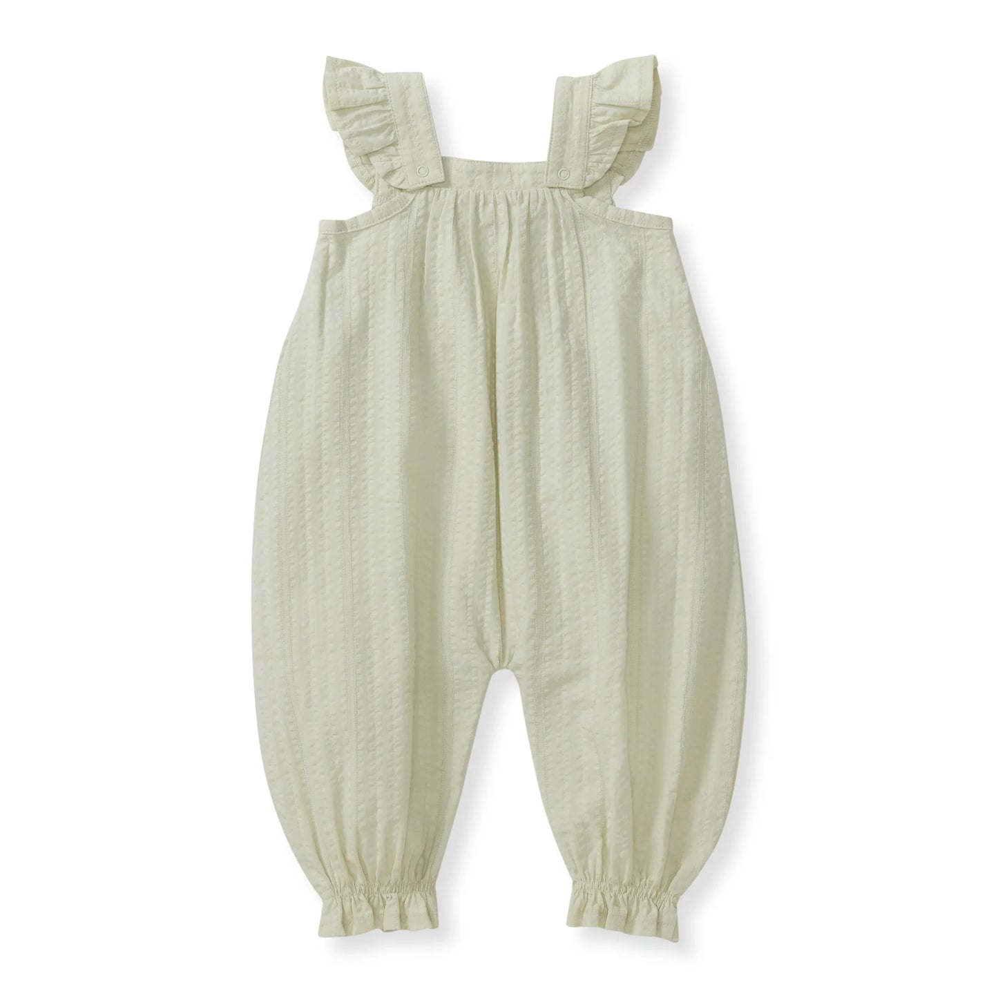 Burts Bees Seersucker Organic Baby Girl Jumpsuit
