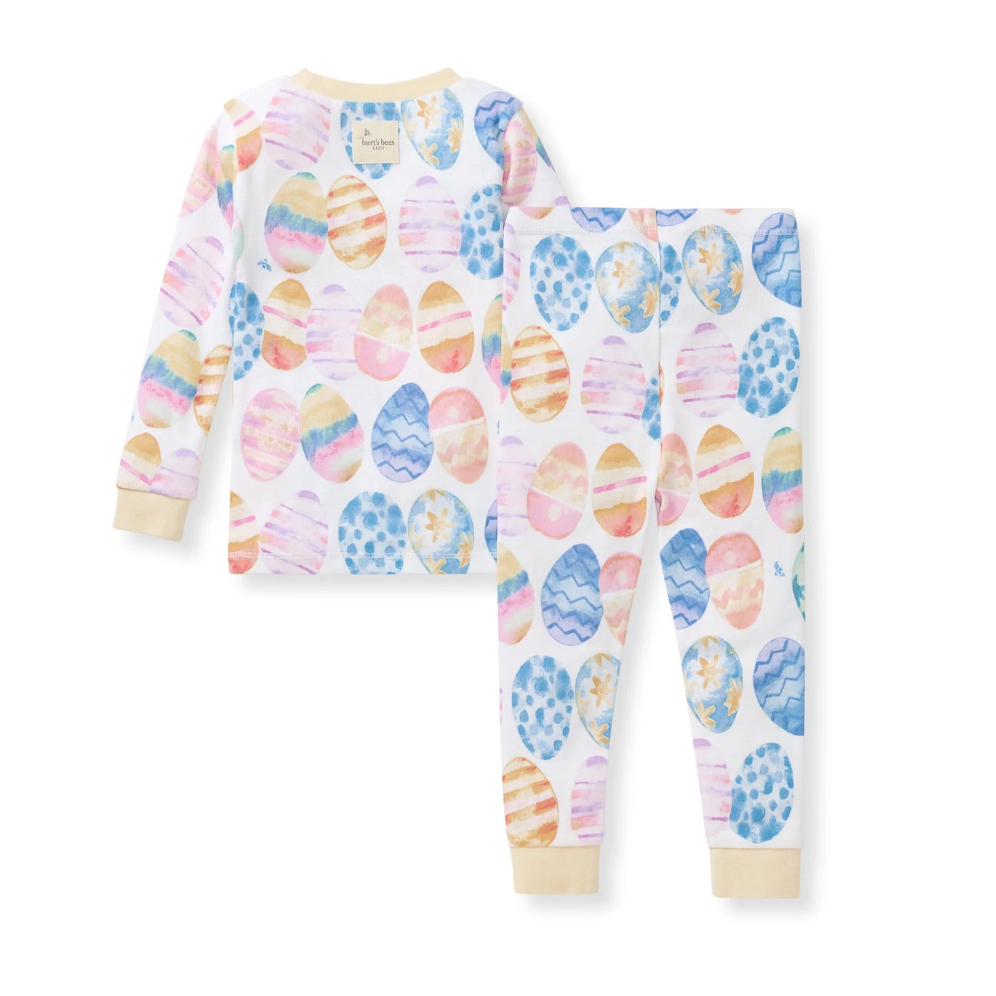 Burts Bees Easter Eggs Organic Cotton Two Piece Pajamas