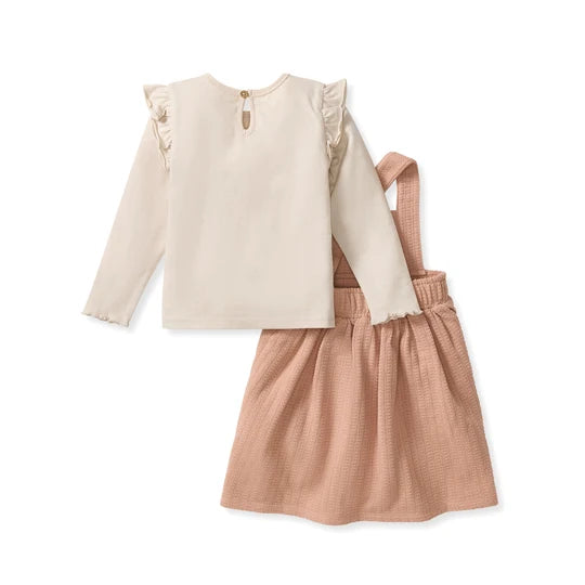 Burts Bees Dotted Rib Pink Feldspar Dress