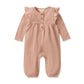 Burts Bees Ribbed Pointelle Jumpsuit