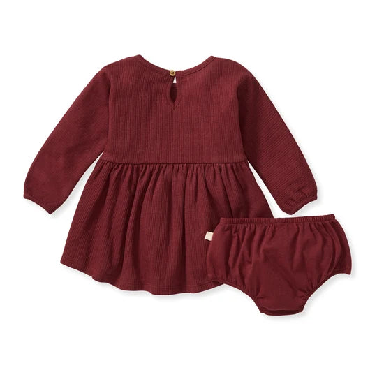 Burts Bees Ribbed Pointelle Dress