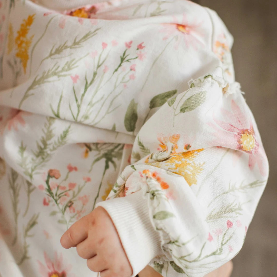 Burts Bees Wild Floral Sweatshirt Set