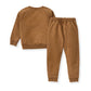 Burts Bees Vintage Wash Football Sweatshirt Set - Hunter