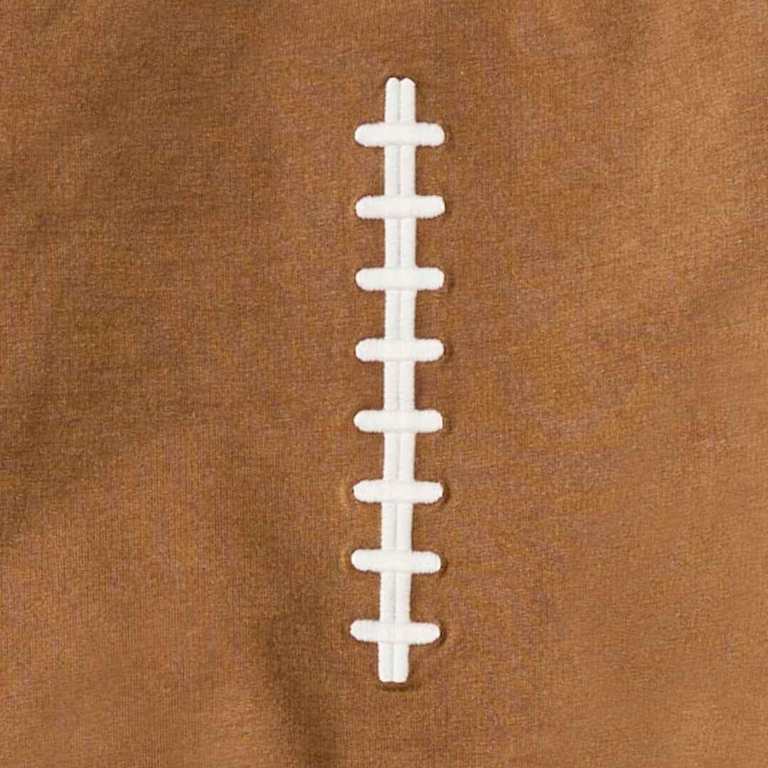 Burts Bees Vintage Wash Football Sweatshirt Set - Hunter