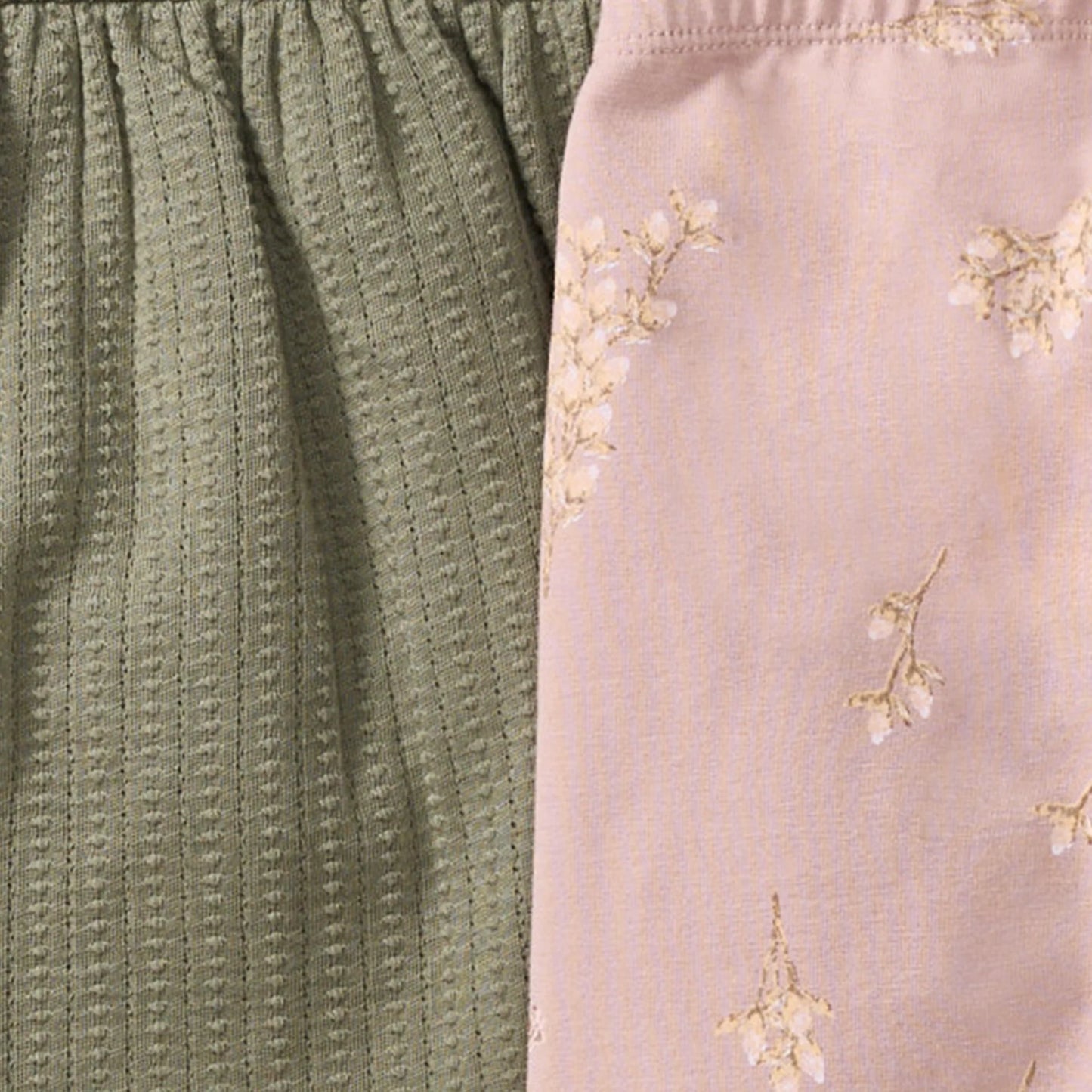 Burt's Bees Budding Beauty Infant Tunic Set - Tranquility